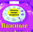 Важные номера телефонов - Газета Маяк